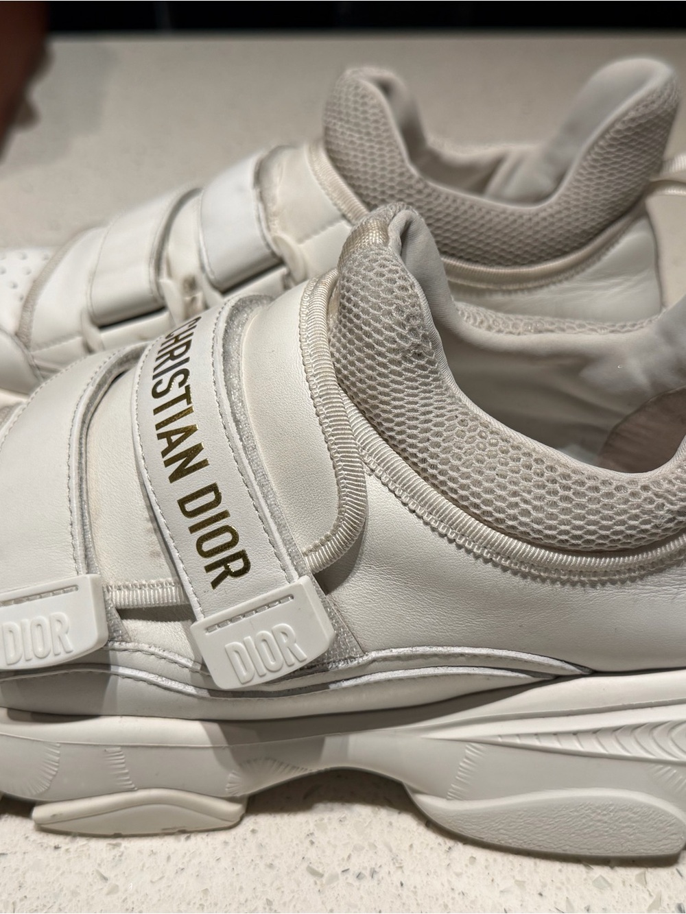 ❌SOLD❌ Dior White Logo Insole Print sneakers - Picture 3 of 10
